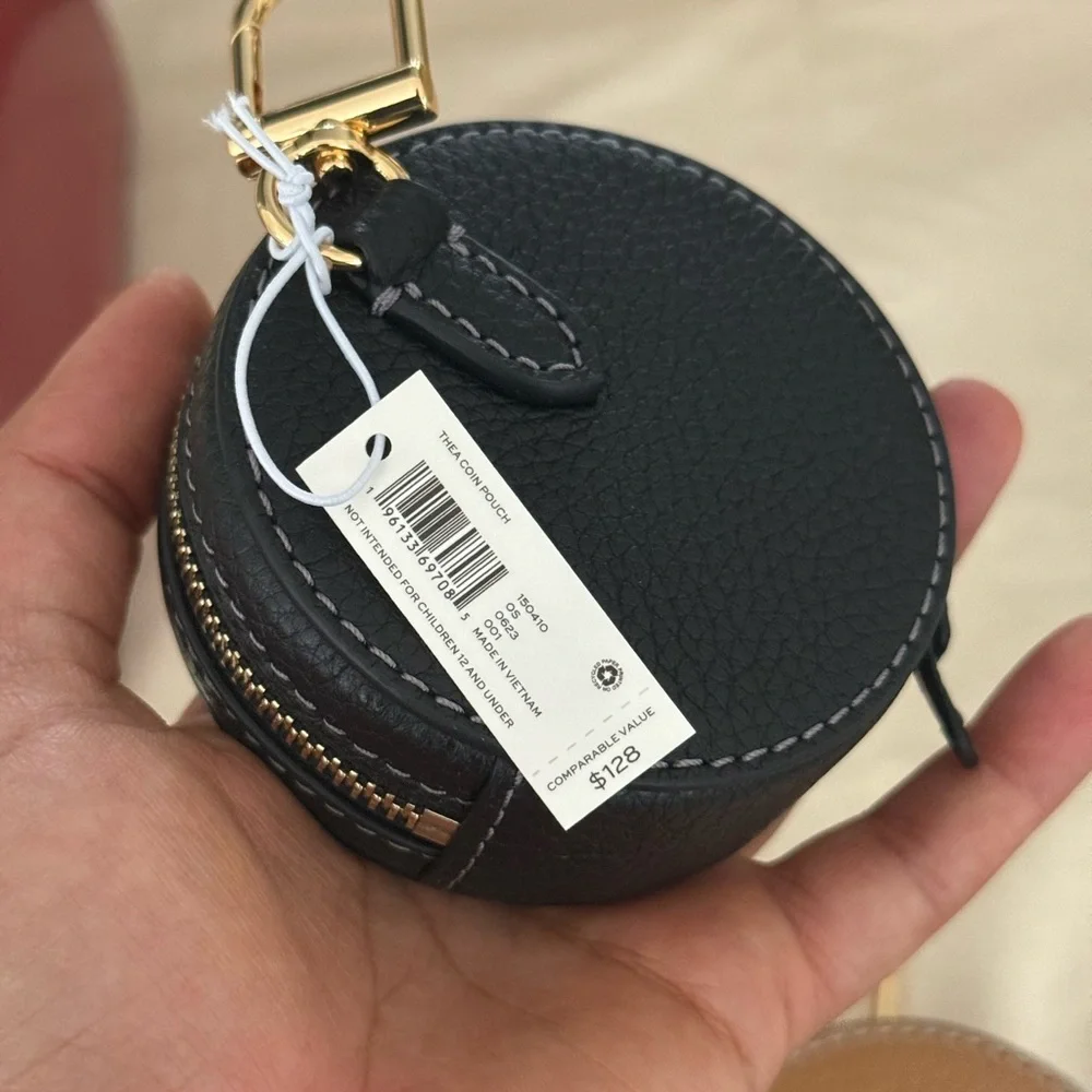 Tory Burch Thea Leather Coin Pouch